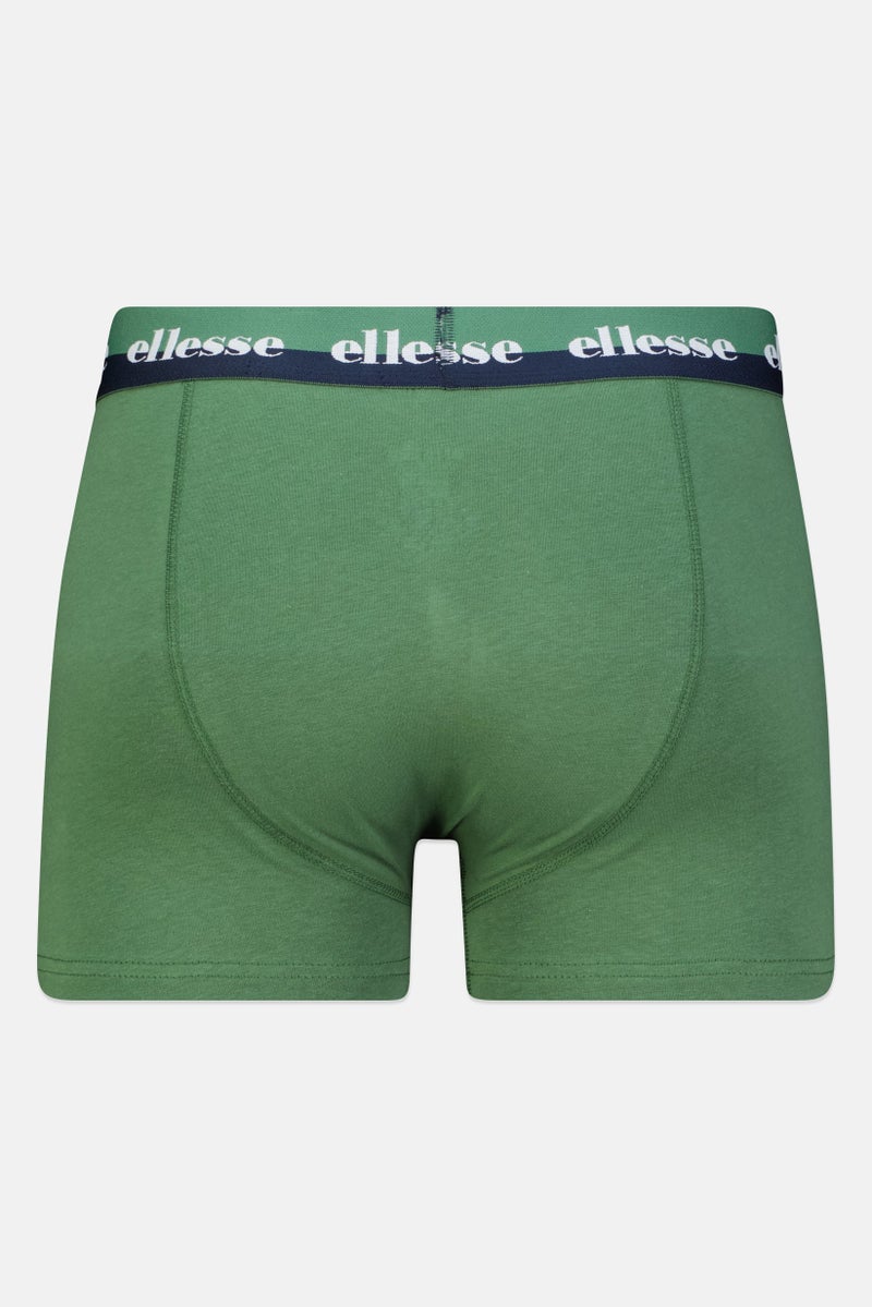 Ellesse Men 3 Pieces Brand Logo Trunks, Multicolor - Image 3